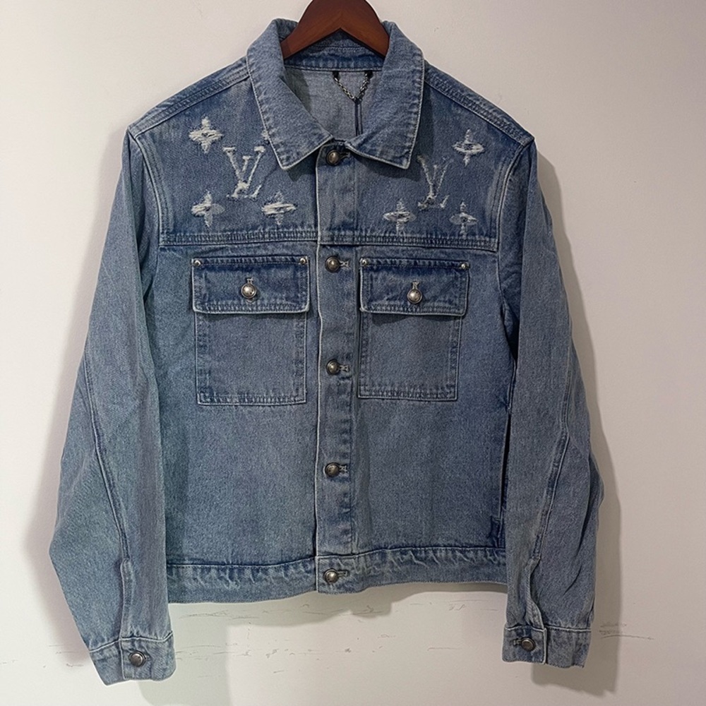 Louis Vuitton Blue Denim Jacket